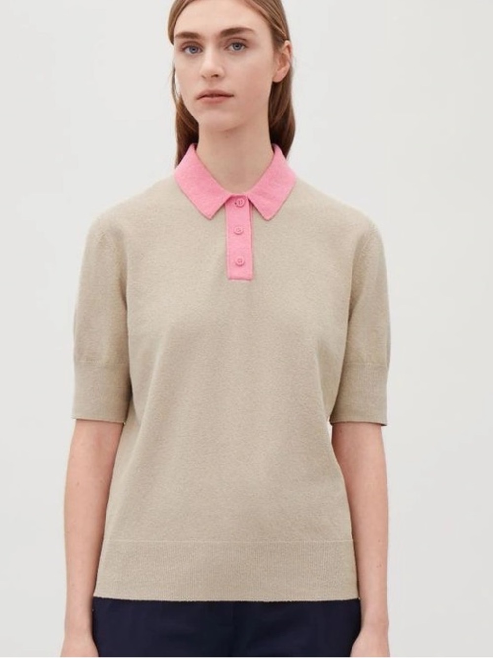 COS Towelling Polo Shirt